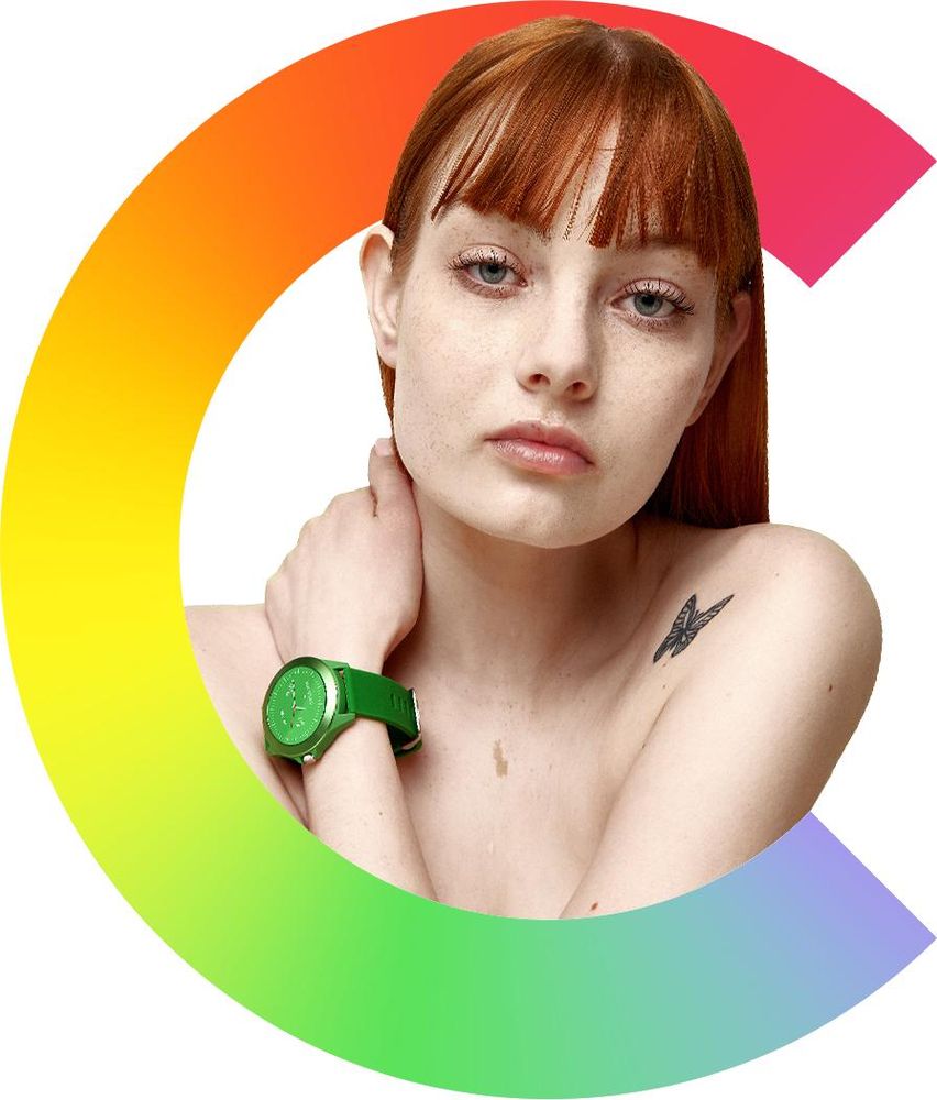 Forever Colorum CW-300 Smartwatch Tracker impermeabile IP68 Multi-Sport Funzione, Bluetooth, Notifiche da App, Controllo Musica per Android iOS Verde
