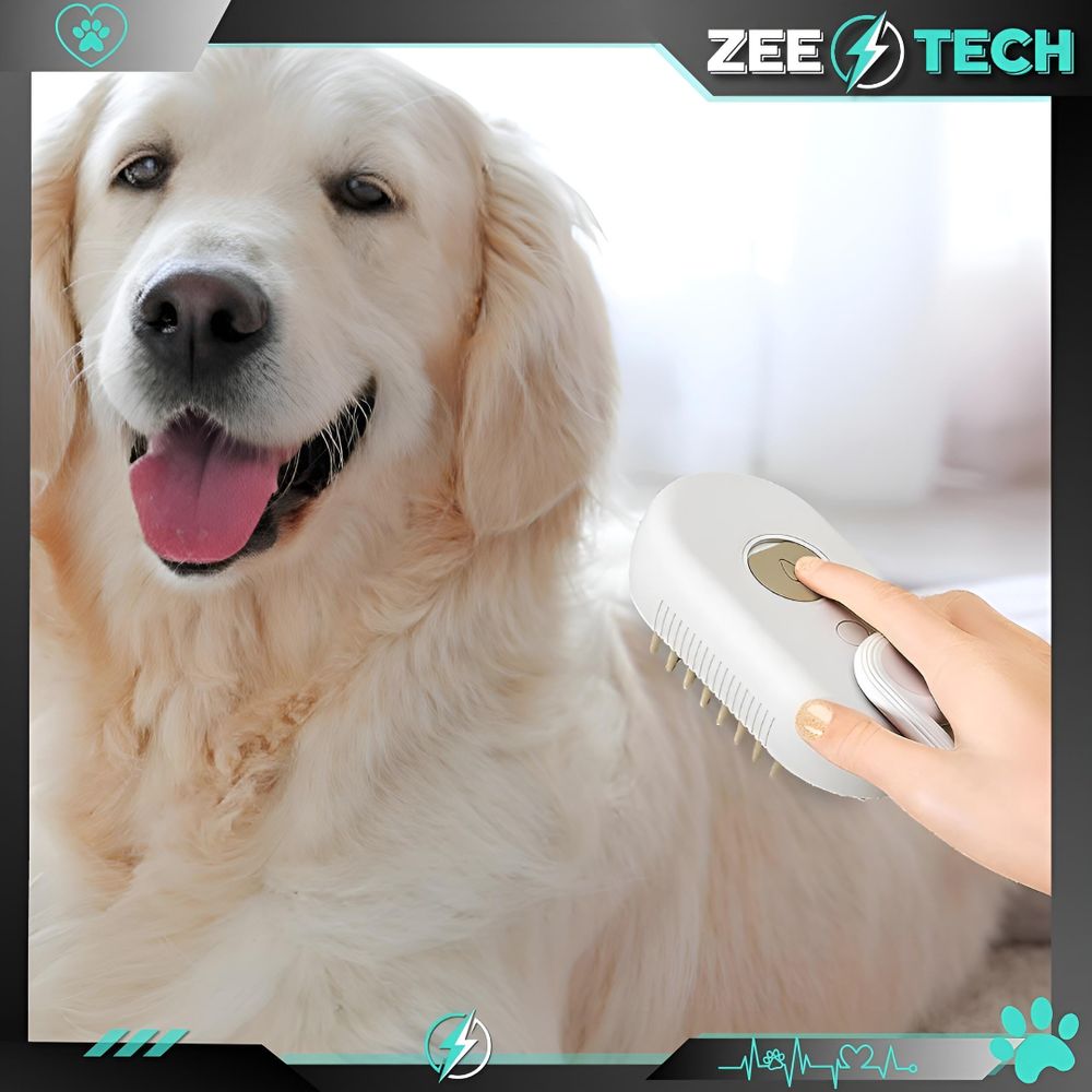 Dampfbürste Für Katzen Hunde Tiere Massager Kamm Elektrisches Fell