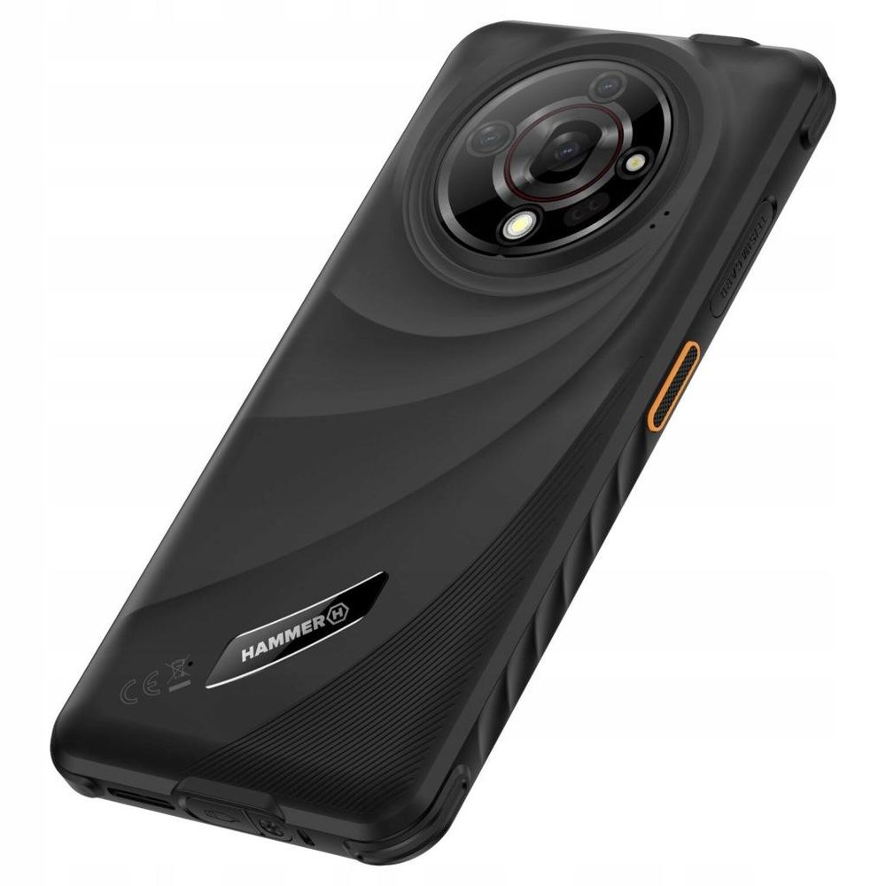 HAMMER IRON 6 5G 8/256 GB black, 16,7 cm (6.56"), 8 GB, 256 GB, 64 MP, Android 15, Schwarz