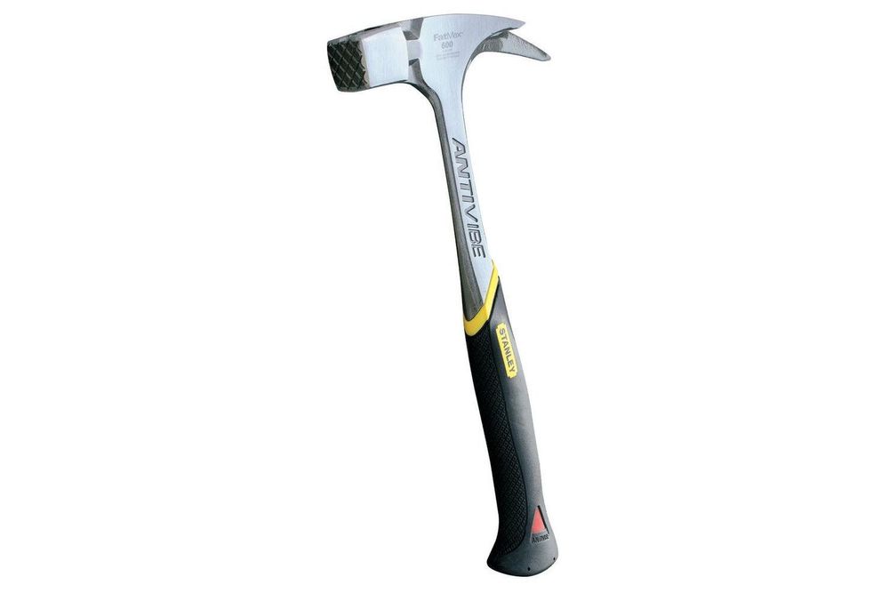 Stanley 1-51-937, Camping hammer, Ocel, Guma, Ocel, Černá, Ocel, Žlutá, 33,9 cm, 180 mm