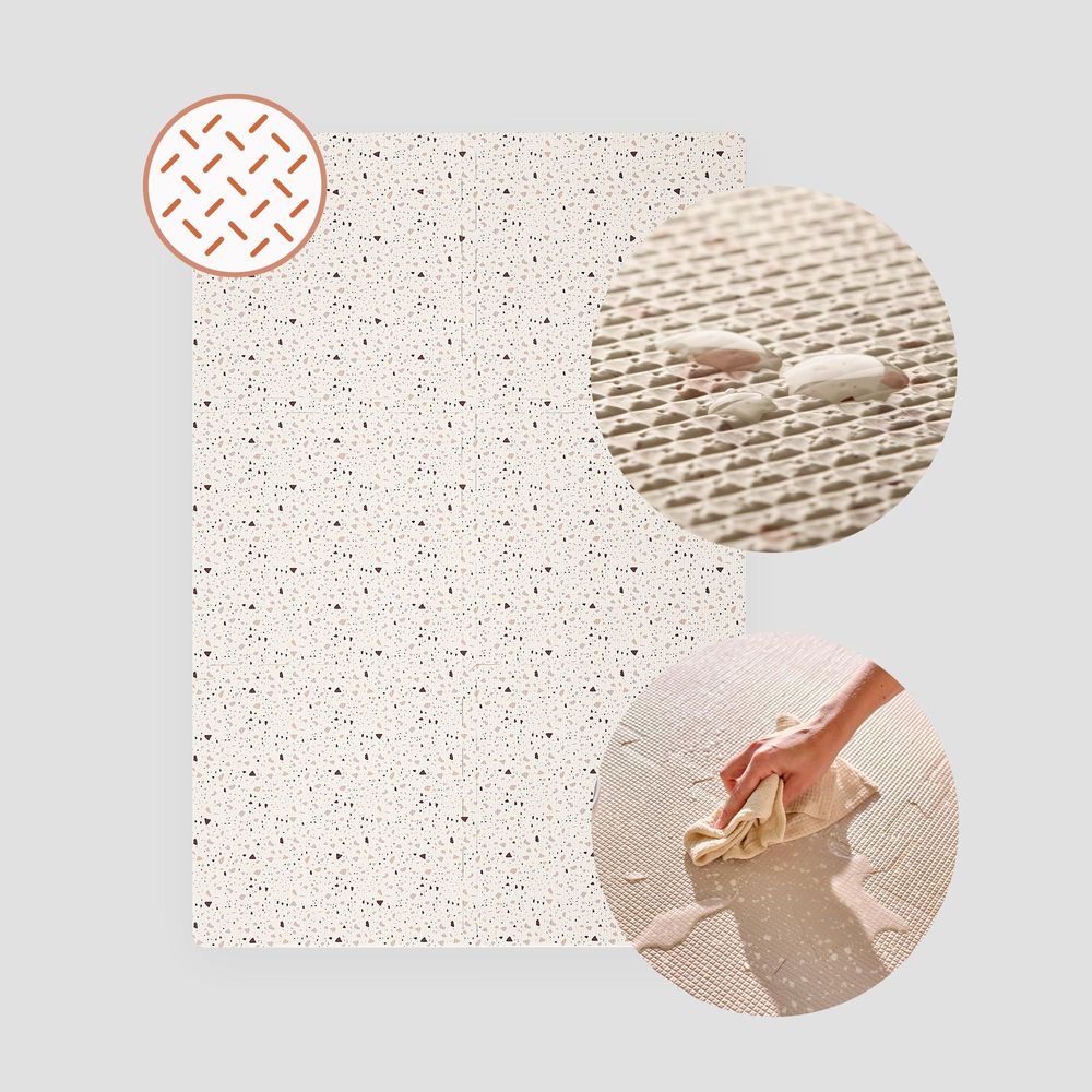 Lionelo YOKA Lernmatte für Babys & Kleinkinder, 6-teiliges beidseitiges Puzzle: ungiftig, geruchlos, rutschfest, leicht zu reinigen, 175×120 cm