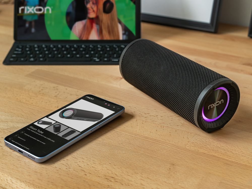 Rixon Tube Bluetooth Speakers 30W black (RXBS231)