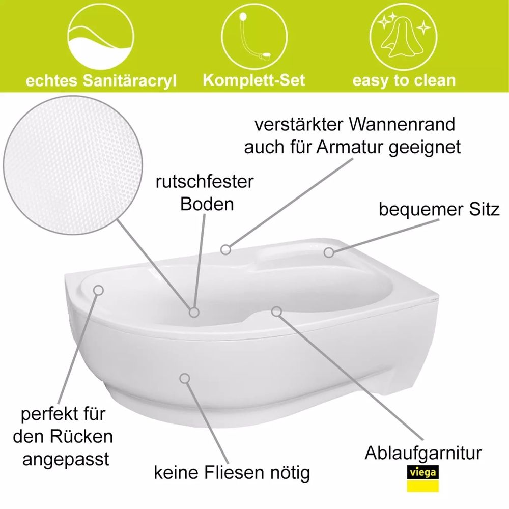 Badewanne Selma