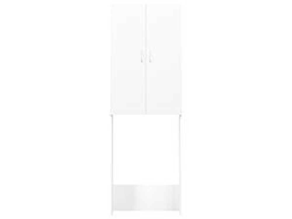 vidaXL Waschmaschinenschrank Weiß 64x25,5x190 cm