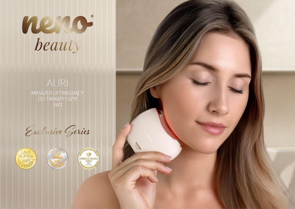 Masażer Liftingujący Do Twarzy I Szyi 5W1 Neno Beauty Auri