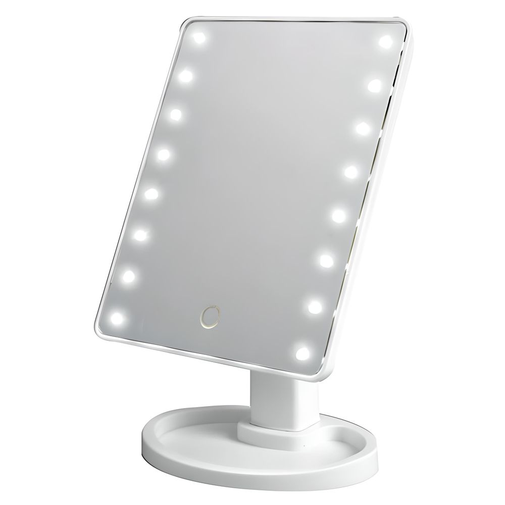 Kosmetikspiegel Schminkspiegel mit LED Licht Tischspiegel Beleuchtet Make-Up Kosmetik Spiegel mit Beleuchtung Schminkspiegel Hollywood Retoo