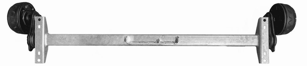 KNOTT gebremste Achse 1350 kg, 1450 mm Lochabstand für Bootsanhänger