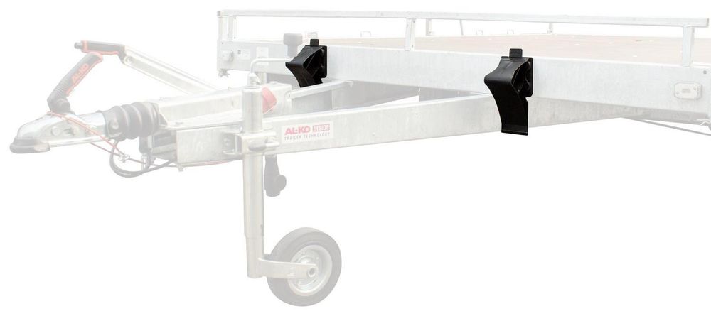 TULPLAST Radkeil 100 mm, stabiler Unterlegkeil für Anhänger und Wohnwagen
