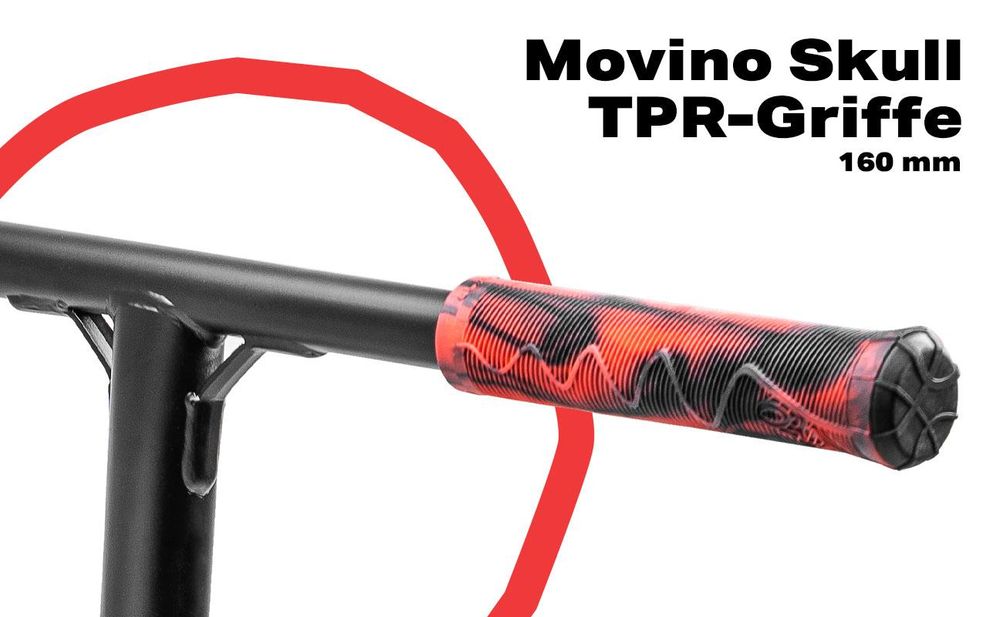 MOVINO Kinder Stunt-Scooter Maniac Rot