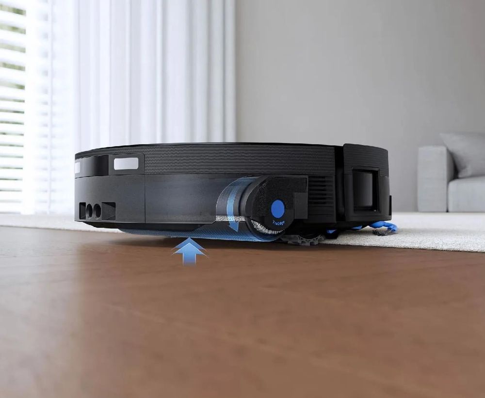 Ecovacs DEEBOT X12 OmniCyclone 22.000 Pa Saugroboter mit FocusJet-Technologie, Staubsauger Roboter mit Wischfunktion, OZMO Roller 3.0