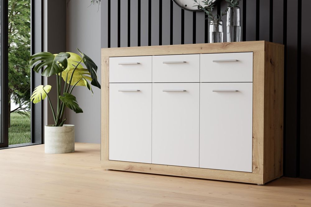 Kommode "La Serena" – moderne Kommode mit großzügigem Stauraum und dekorativem Oberboden