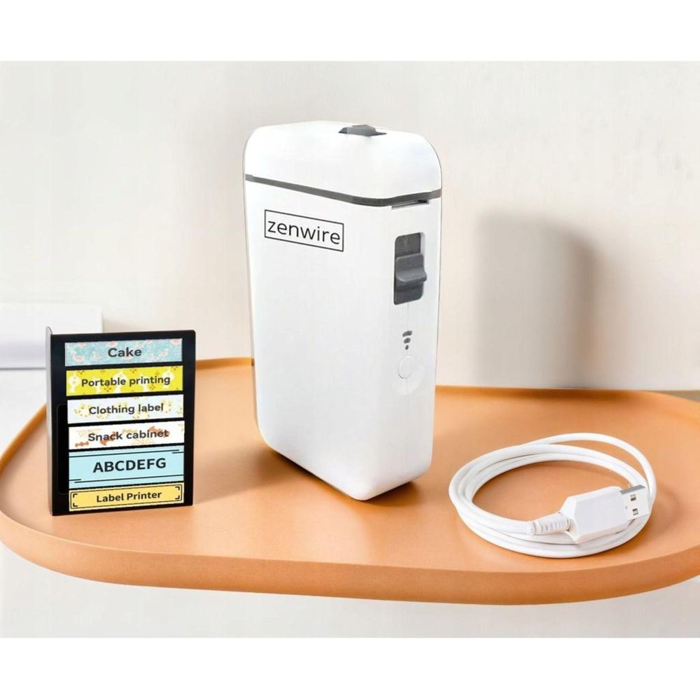 Mini stampante - stampante termica - portatile - per etichette e adesivi - Bluetooth USB-C