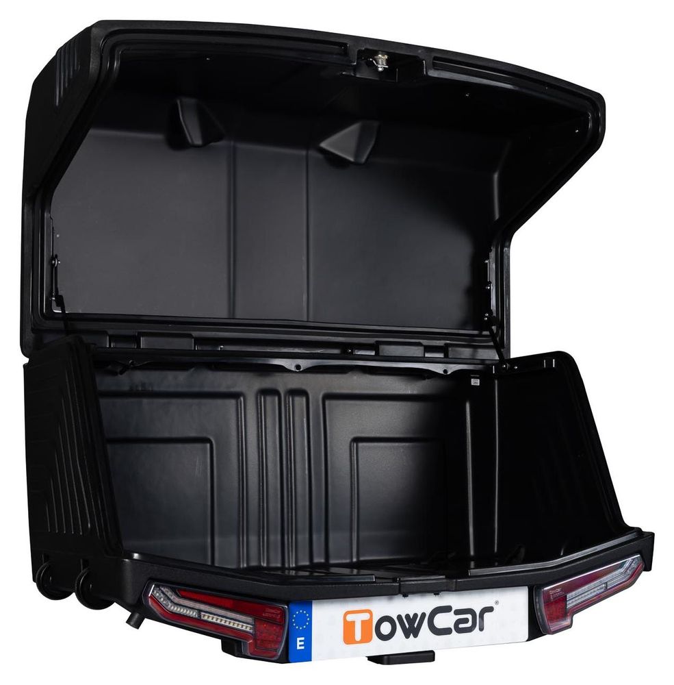 TowBox Transportbox Anhängekupplungsträger TV3XNN0 Anhängevorrichtung 650mm 1 222mm 750mm PE (Polyethylen) 400L 38kg