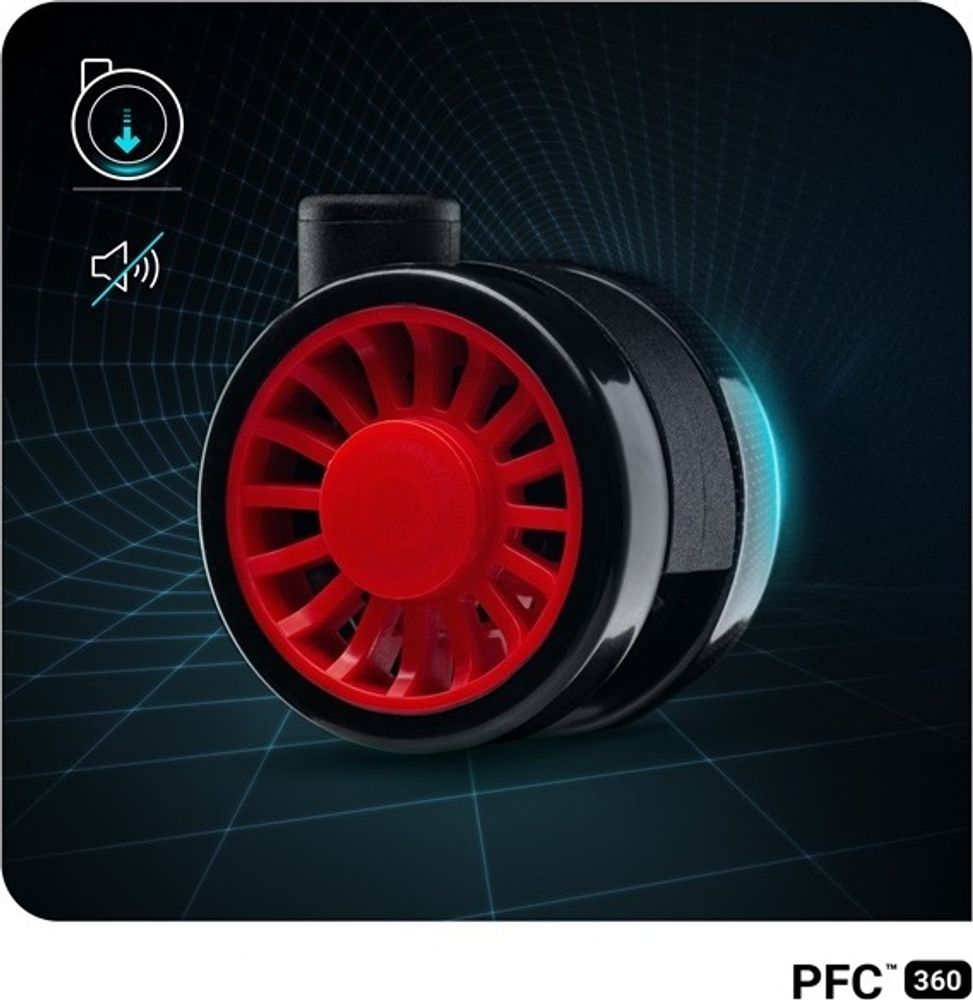 Diablo X-Horn Gaming Stuhl Bürostuhl Schreibtischstuhl 3D Armlehnen Ergonomisches Design Nacken/- Lendenkissen Kunstleder Wippfunktion, Farbe: Rot, Größe King