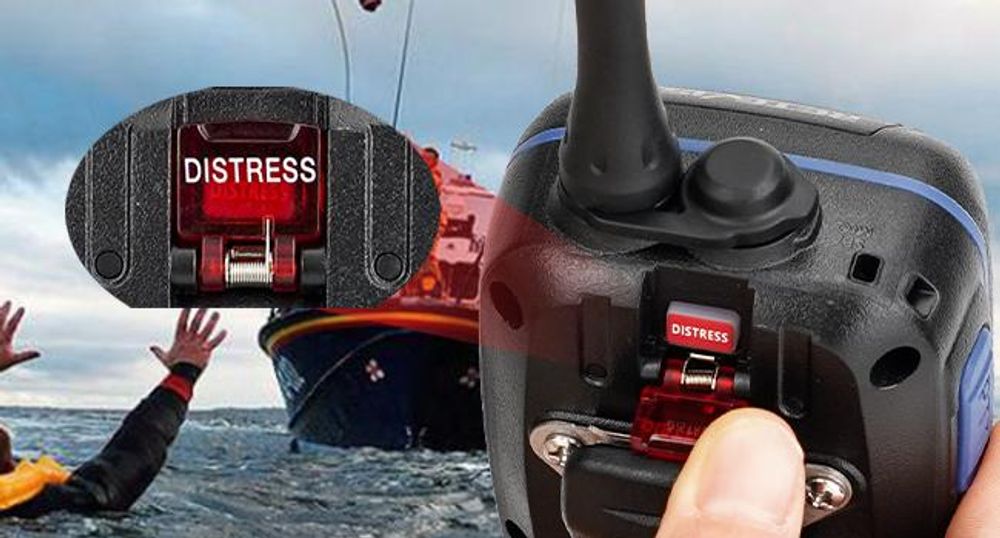 Retevis RM40 Marineradio GPS, IP67 Wasserdichtes Professionelles Handheld DSC Radio, Tragbares Zwei-Wege-Funkgerät Schwimmend, Marine Transceiver für Rettung, Küstenwache (Schwarz, 1 Stück)