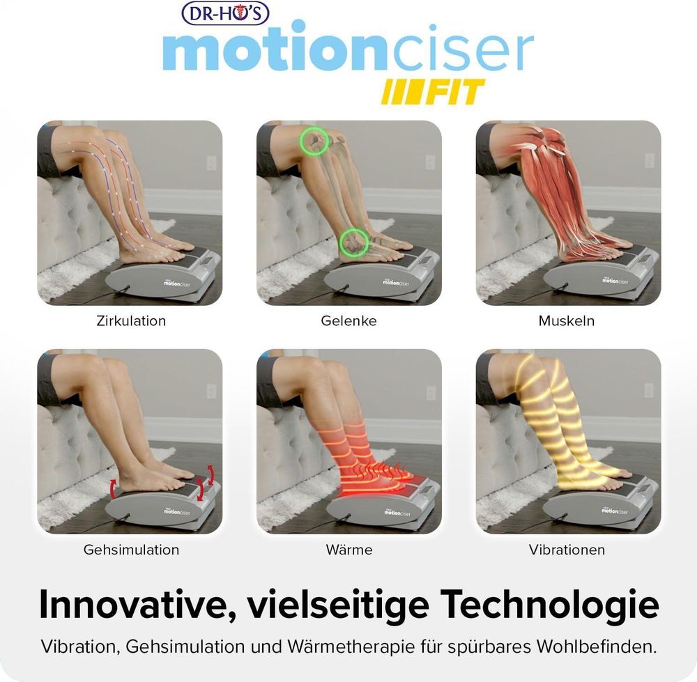 MotionCiser Fit mit 10 Vibrationsstufen und 5 Wärmestufen