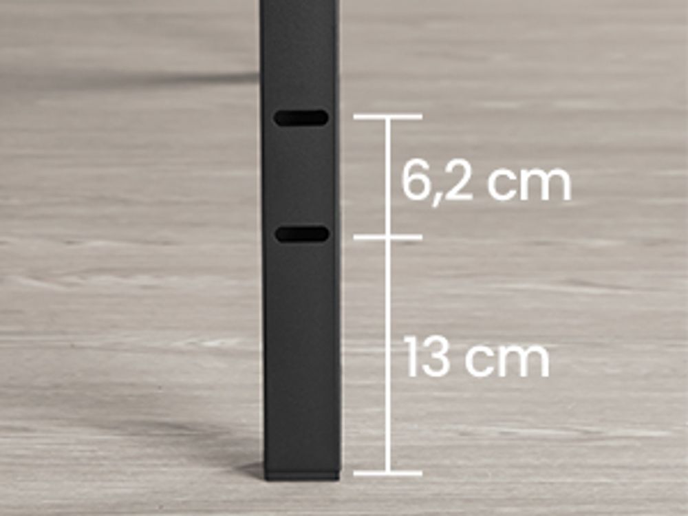 VASAGLE Doppelbettgestell, mit Aufbewahrungsregalen, 200 x 140 cm