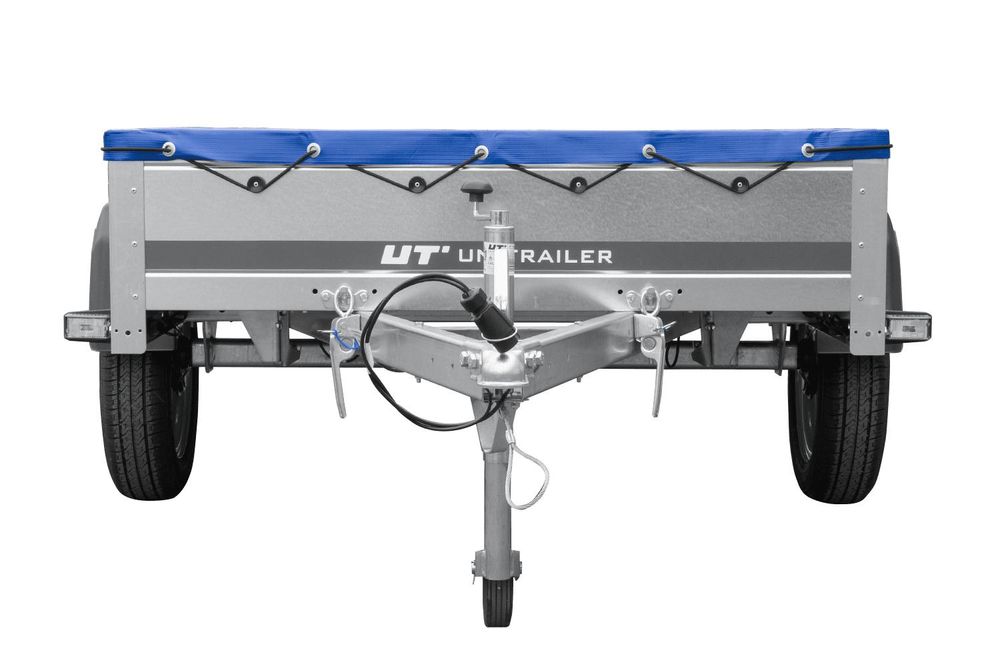 Anhänger mit Plane 750 kg GARDEN TRAILER 201 KIPP [mit Flachplane und Stützrad]