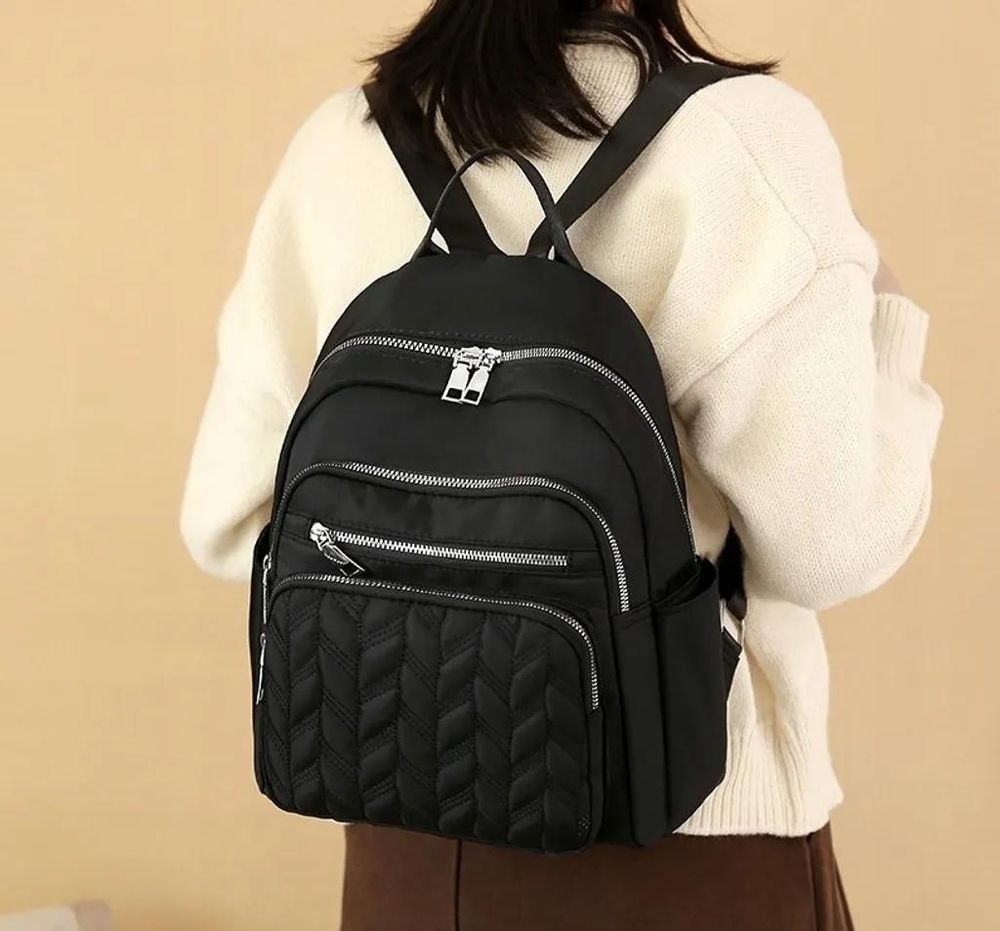 Damen-Rucksack - Retro-Vintage-Modell - Stilvolles Accessoire - Alltagstauglich - Wasserdichter Begleiter