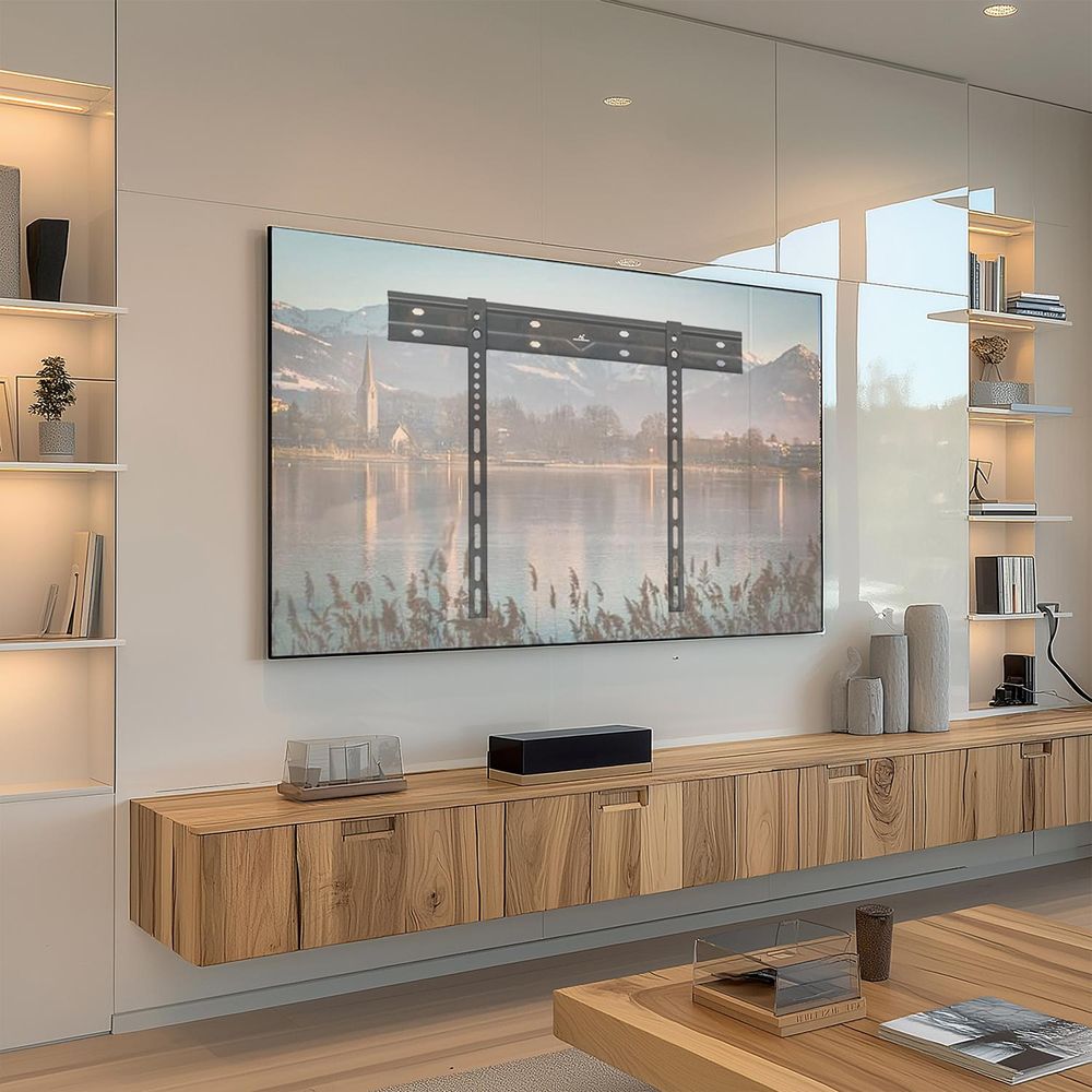 Maclean ultraflache Wandhalterung für TV 40-85" max VESA 600x400 Belastung bis 80kg MC-123