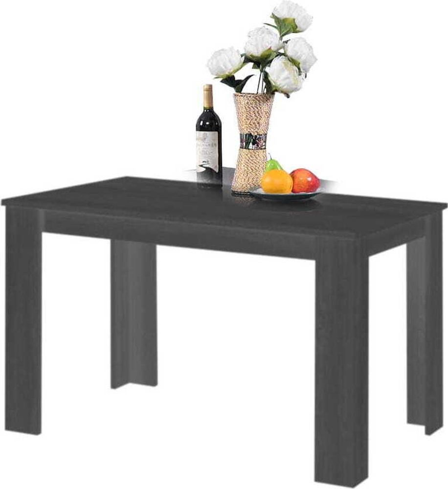 Moderner Essgruppen-Set Küche Tisch Und 4 Stühle Viki Schwarz