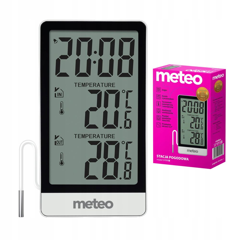 METEO SP111 digitales Innen- und Außenthermometer