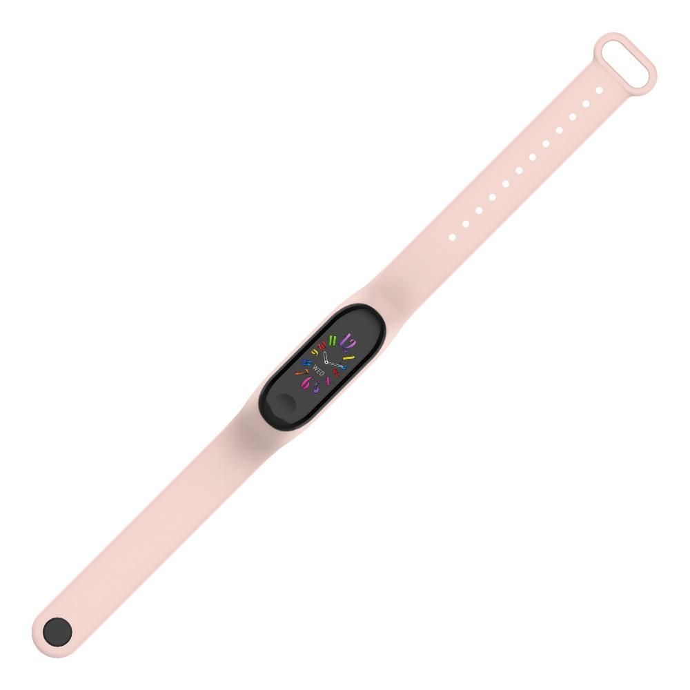 Forever SB-50 Fitband - Braccialetto Fitness Connesso, Tracker di Attività e Frequenza Cardiaca, Discreto e Leggero, Pressione Sanguigna, Rosa