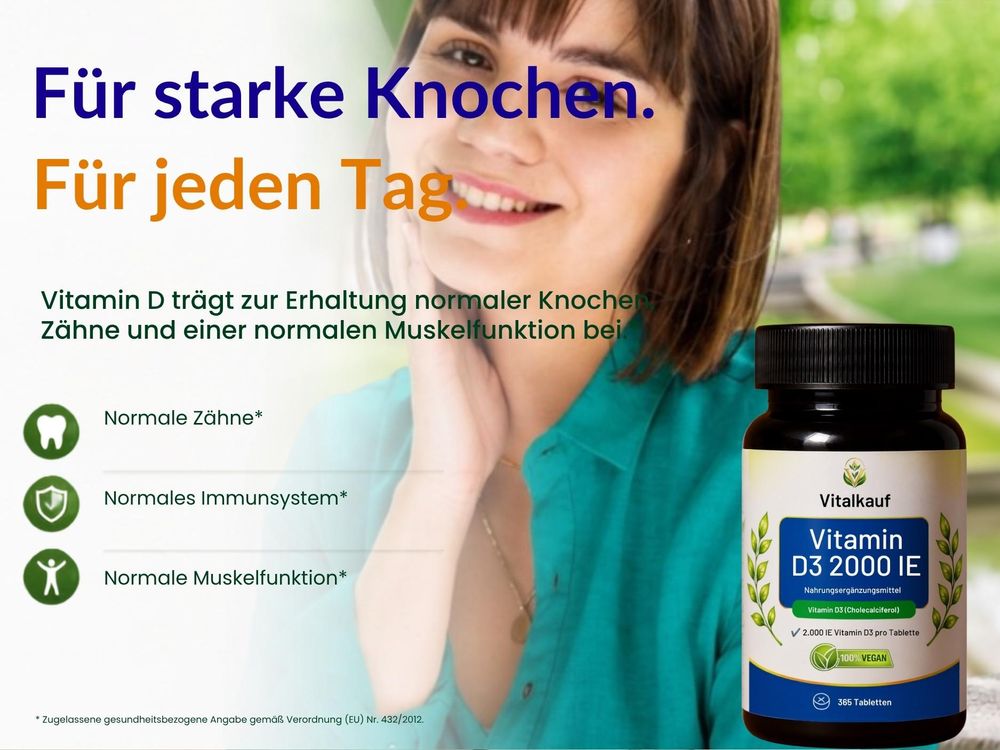Vitalkauf Vitamin D3 Anwendung