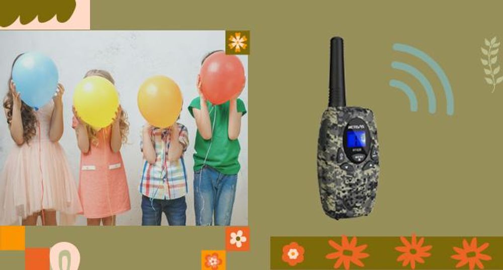 Retevis RT628 Walkie Talkie Kinder, 8 Kanäle VOX LCD Display, DCS/CTCSS, Geschenke Kinder für Jungen und Mädchen im 6–12 Jahren für Camping
