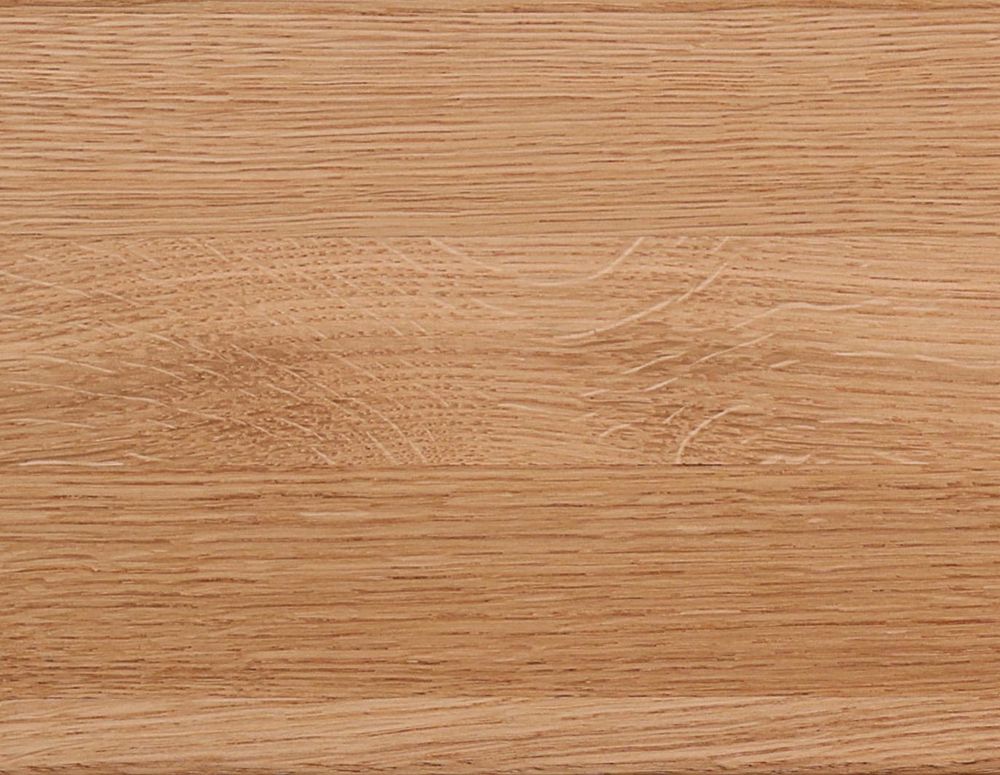 Krokwood Julia Massivholzbett in Eiche 140 x 200 cm100% Massiv Einzelbett, Natur geölt Eichebett, Billig Holzbett mit Kopfteil, massivholz Bett