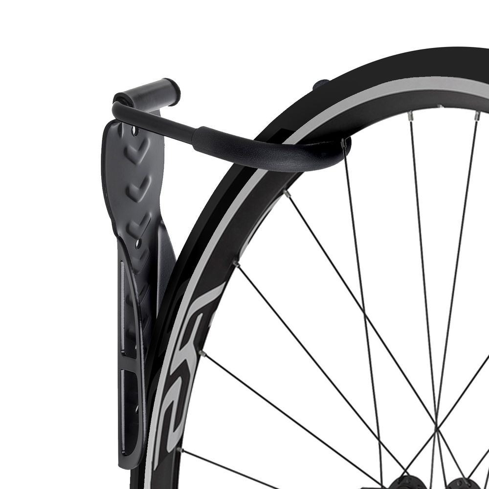 2x Maclean Fahrrad-Wandhalterung vertikal Stahl max. Belastung 30kg MC-432