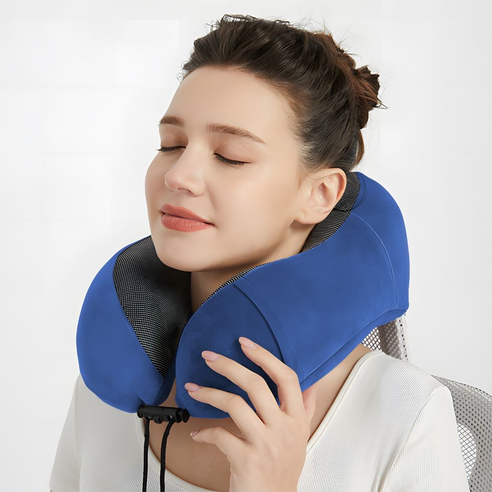 Nackenkissen, Nackenhörnchen, Kopfstütze, Schlafkissen, Memory Foam, Ergonomisch Gestaltetes Reisekissen, Reise Retoo