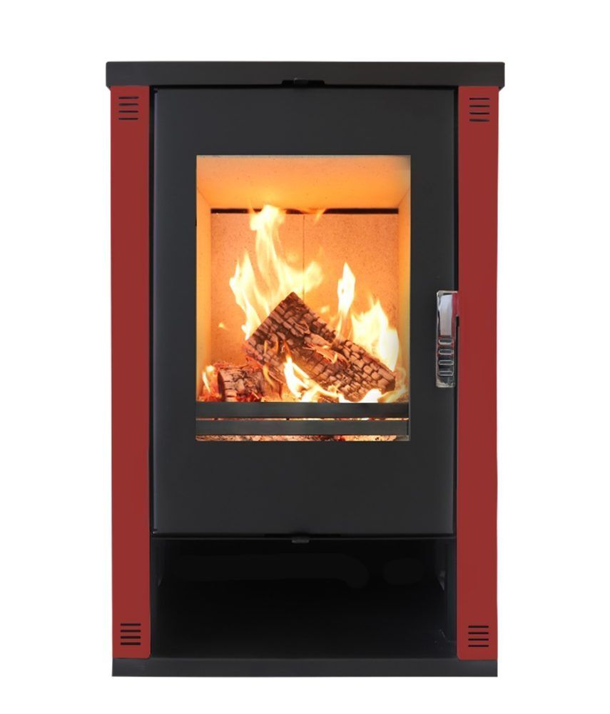 Kaminofen Holz Theia Holzofen 9 kW Kamin Ofen Dauerbrandofen Werkstattofen Schwedenofen Hüttenofen Heizofen