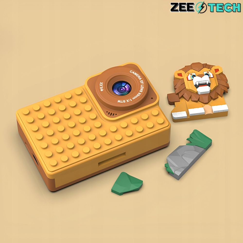 Digitale Kinderkamera 40Mp Selfie-Kamera Spiele + 32Gb Karte