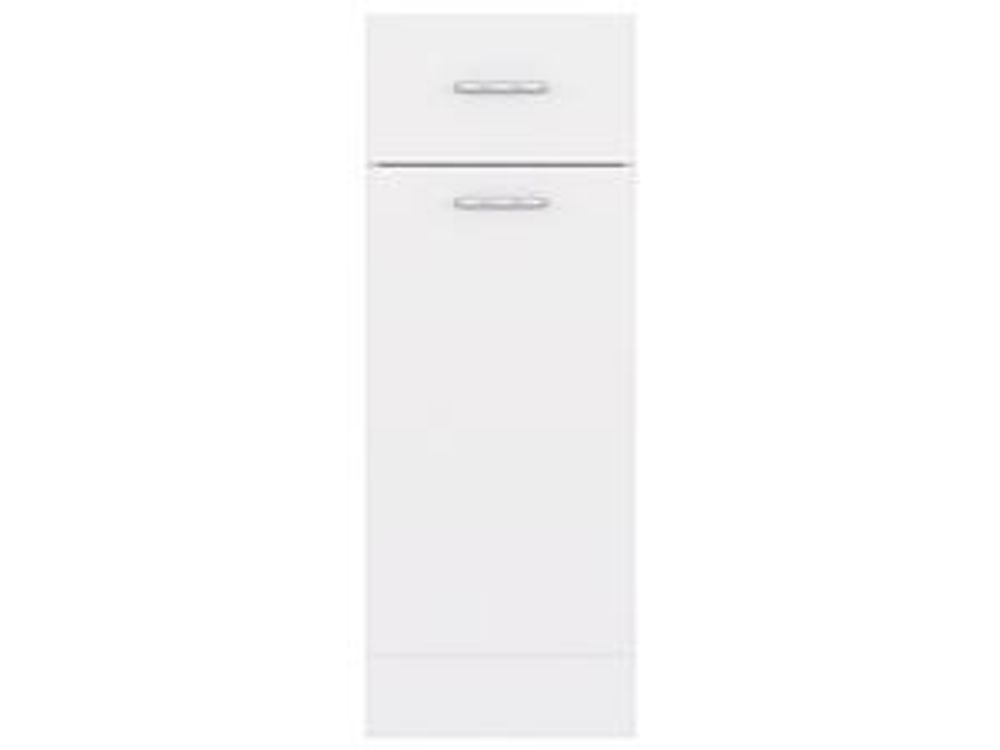 vidaXL Schubunterschrank Lyon Weiß 30x46x81,5 cm Holzwerkstoff