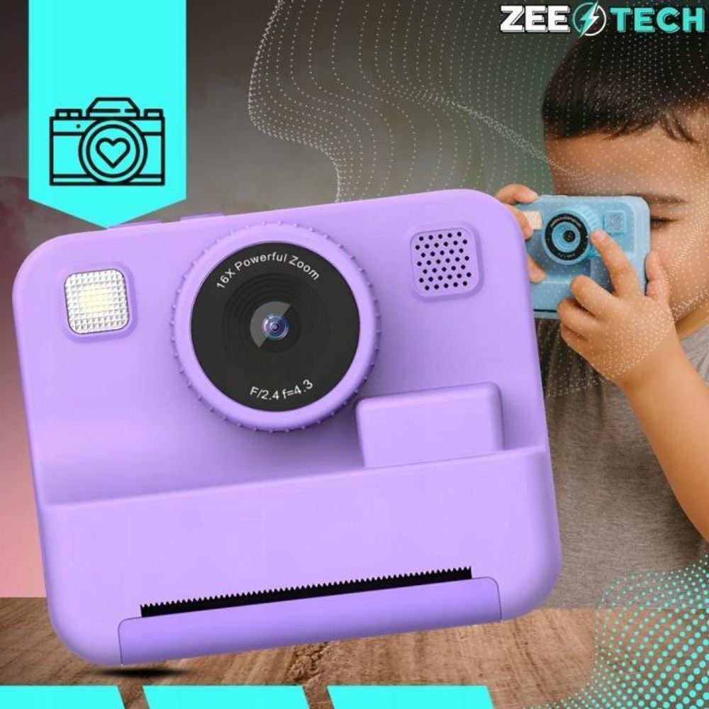 Digitale Sofortbildkamera Für Kinder Mit Drucker+ 11 Rollen Karten