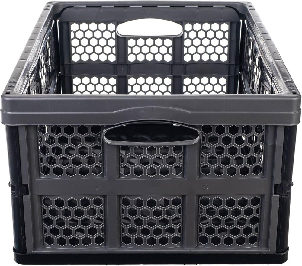KADAX faltbare Kofferraumbox, Einkaufskorb, Faltbehälter, 32 l, groß, stabil