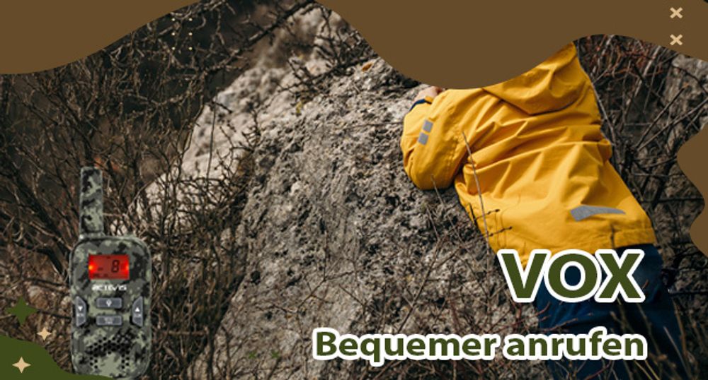 Retevis RT33 Kinder Walkie Talkie, Spielzeug Geschenke für 6-12 Jahre Kinder, 8 Kanäle VOX LED Taschenlampe für Outdoor, Aufladbar (Tarnung)