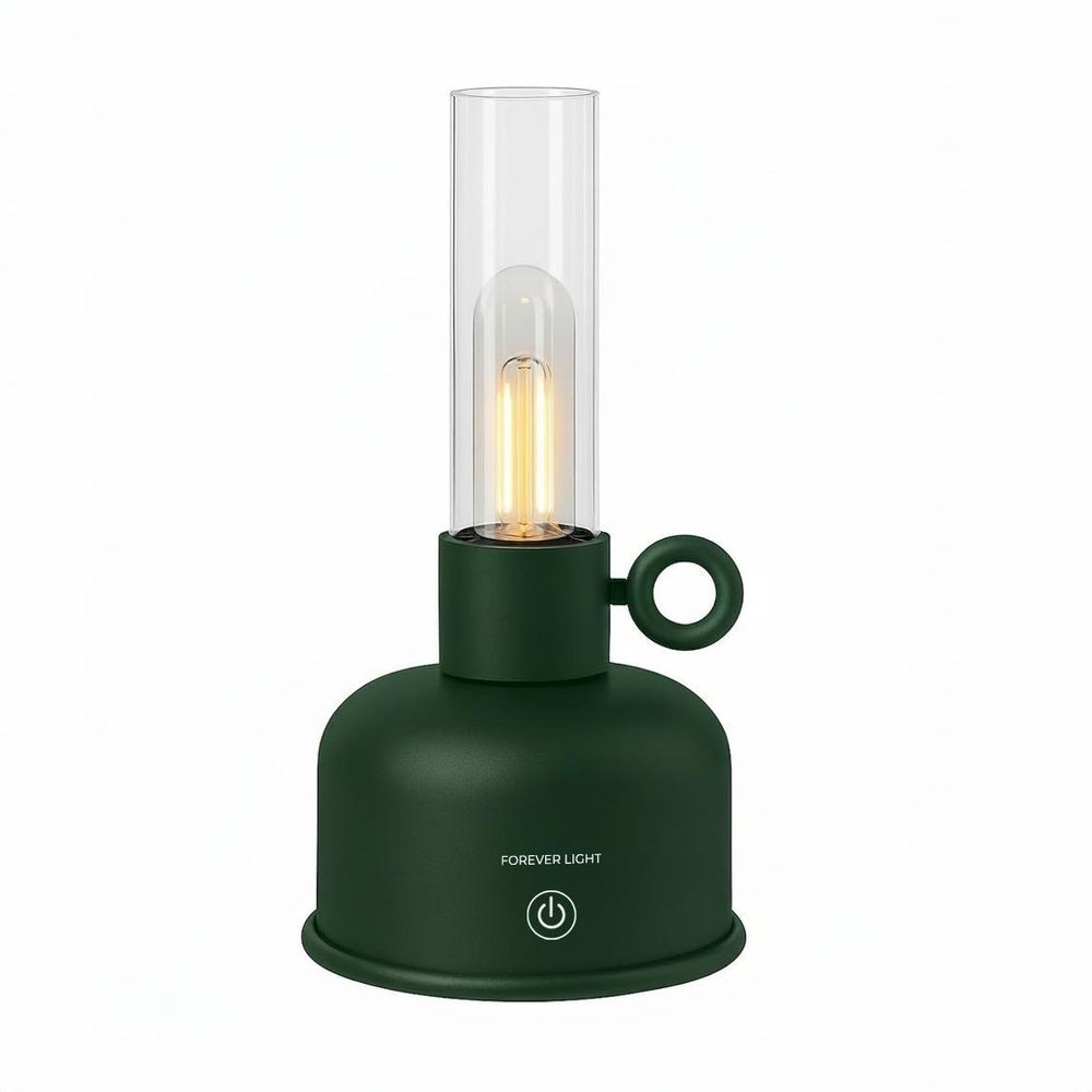 Forever Light Vintage FLR-04 Flaschengrüne LED-Öllampe