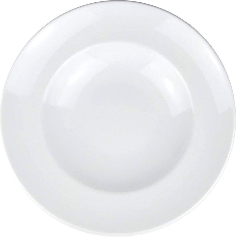 Retsch Arzberg Pastateller "Hergestellt in Europa" Premium Porzellan Weiß (4, Ø 30cm)