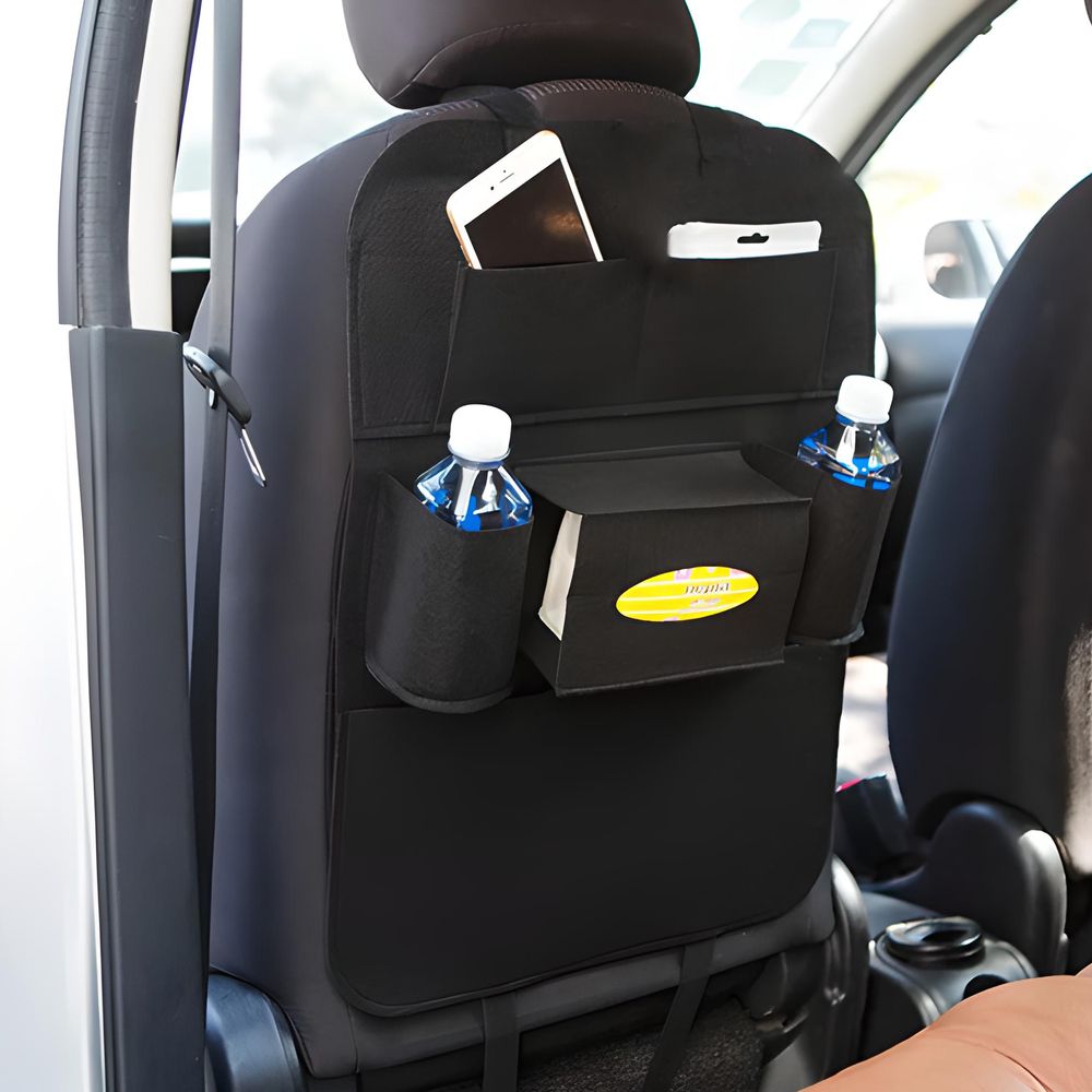 Auto Rücksitzschoner Rückenlehnenschutz Autositz Rücksitz Organizer für Kinder vielen Sack Autositztasche Multifunktionale Große Tasche Tablet Telefon Aufbewahrung Kfz Reise Retoo