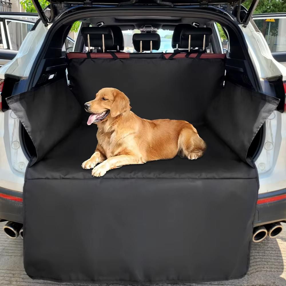 LUXTOM | Kofferraumschutz Hund, mit Rutschfester Boden Seiten- und Ladekantenschutz, 200x100cm, Kofferraum Schutzmatte, Hundedecke Auto Kofferraum, Wasserdicht