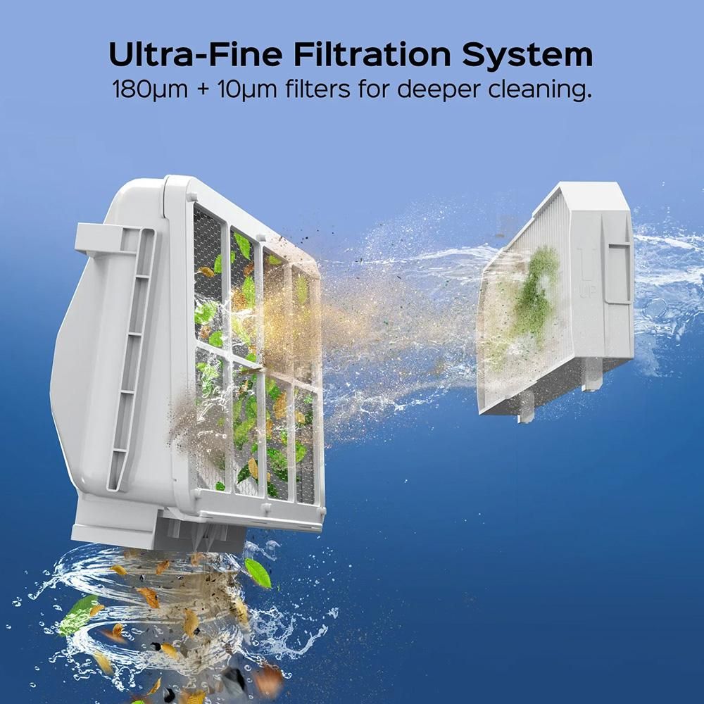 Robot per piscina WYBOT S3: mappatura 3D, visione artificiale, alimentazione solare/CC, svuotamento automatico da 10 litri, controllo tramite app