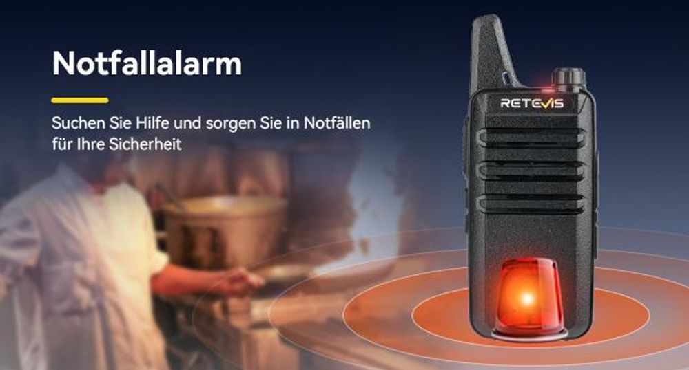Retevis RT622 Walkie Talkie, PMR Funkgeräte Set, Wiederaufladbar Funkgerät mit 10-in-1 Ladegerät, Abnehmbare Steckplätze, Walkie-Talkie 10er Set für E