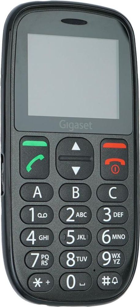 caseroxx Schutz-Hülle TPU-Hülle kompatibel mit Gigaset GL395, Gummi Handy Tasche schwarz – Detailansicht