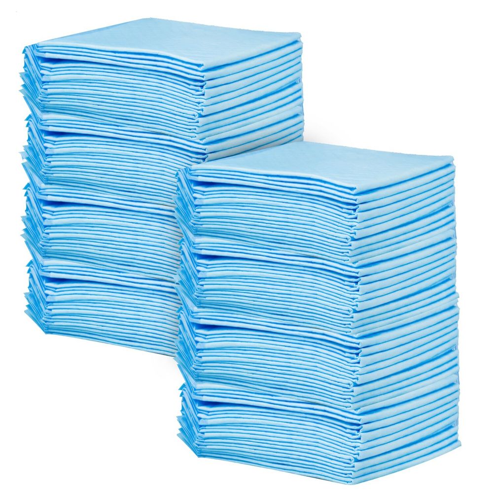 Trainingsunterlagen für Hunde und Welpen, 100er Hygienisch Hygieneunterlagen, Toilettenmatte, Welpenunterlagen, Ultra saugfähige Pads, 60x60 cm Retoo