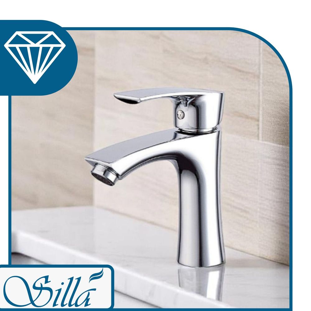 Silla, Chrom, Armatur, Bad, Spültischarmatur, Wasserhahn Bad, Wasserhahn, Messing