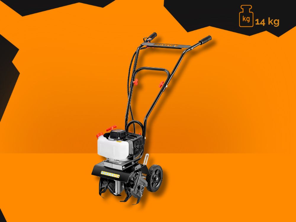 FUXTEC Ackerfräse FX-AF152 -  2 Takt Motor |23 cm Breite | 51,6 ccm |Frästiefe 70mm |14kg
