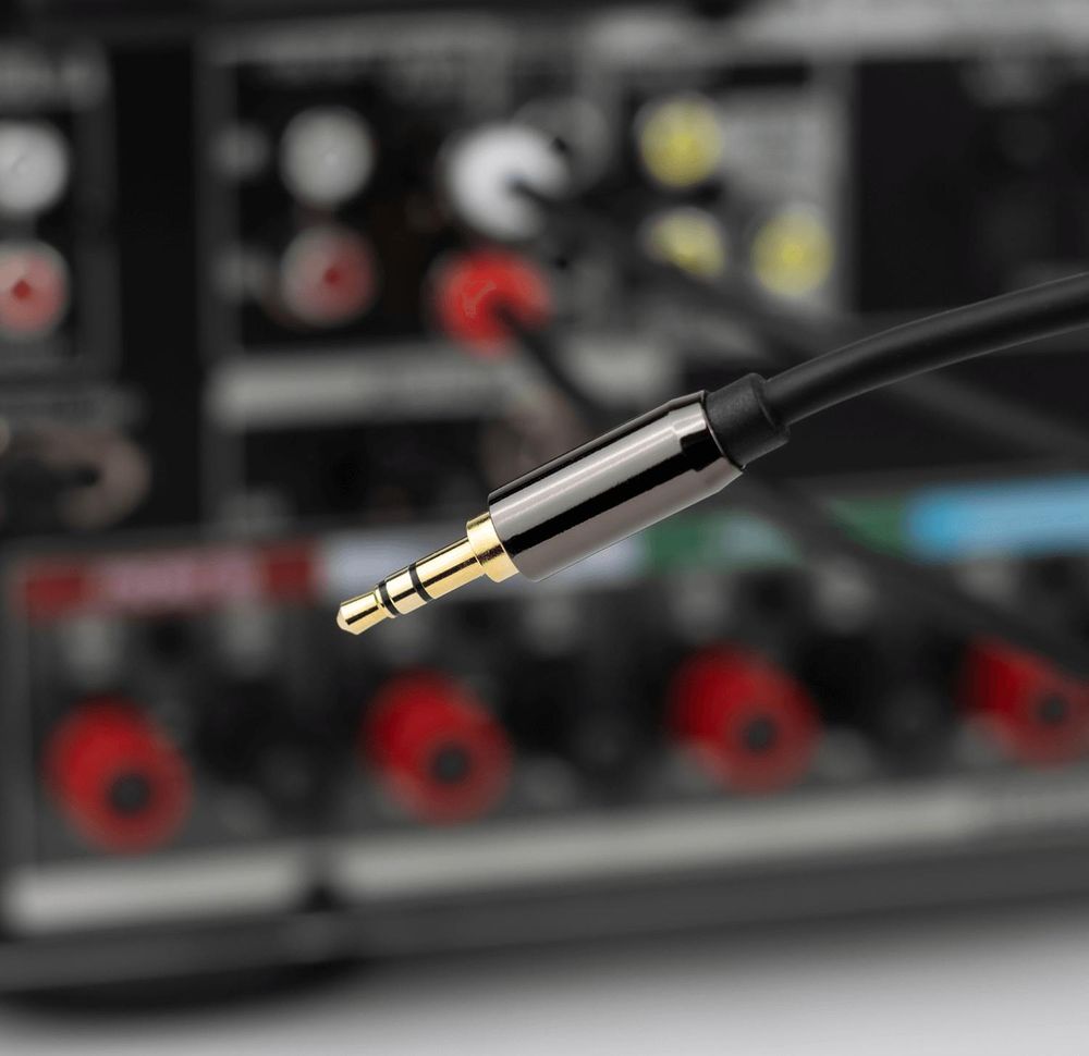 Klinke auf Cinch Kabel 3M 3,5mm Klinke Chinch Stereo Audio Kabel