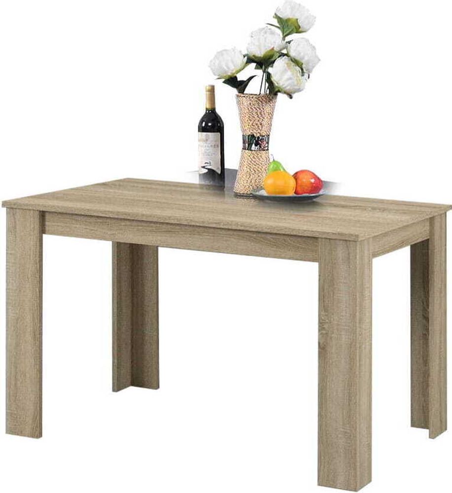Modernes Esszimmer-Set Küche Tisch Und 4 Stühle Viki Sonoma / Schwarz